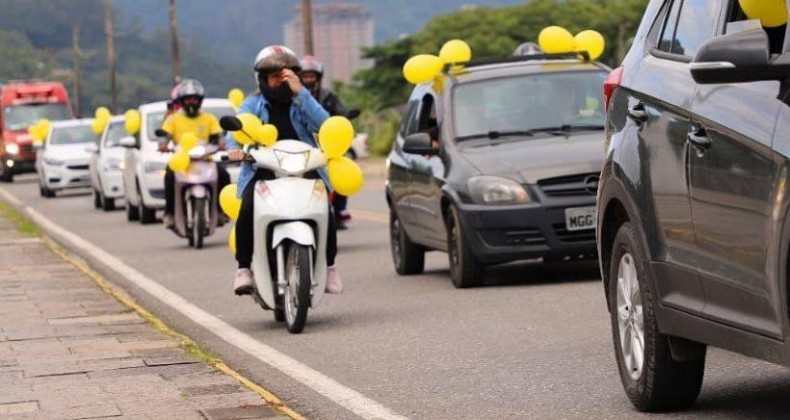 Navegantes promoveu carreata do movimento 